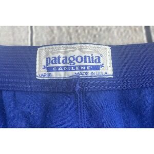 Patagonia Capilene Base Layer Mens Large Long Underwear Bottoms Pants Blue